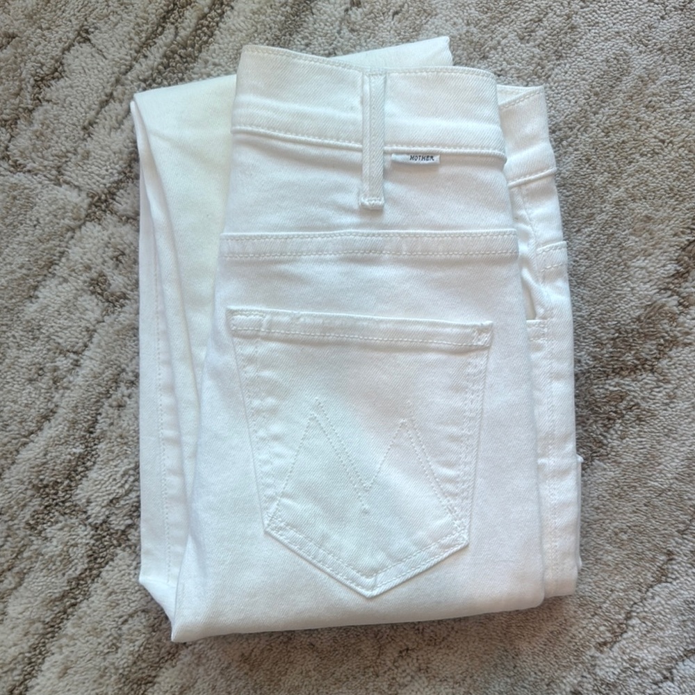Women's Mother White Jeans